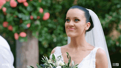 Shifty Eyes Bride GIF