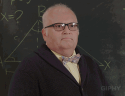 Shifty Eyes Math Professor Reaction GIF