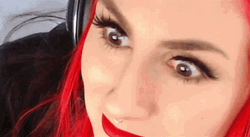 Shifty Eyes Red Hair Girl GIF