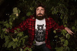 Shifty Eyes Scared Forest Michael Buxton GIF