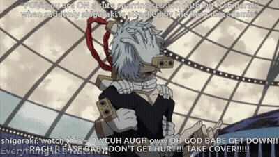 Shigaraki My Hero Academia POV Cute Sparring Session Date GIF