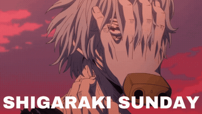 Shigaraki Sunday Man Covering Face With Hand GIF