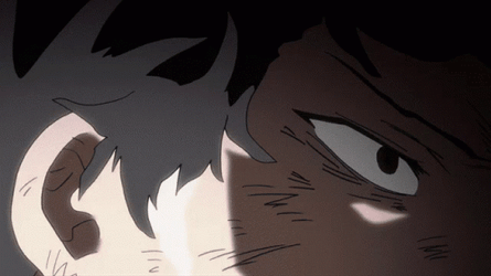 Shigeo Kageyama Mob Psycho 100 Intense Fight GIF