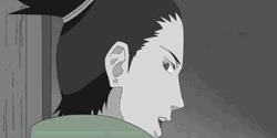 Shikamaru Nara Anime Looking Back GIF