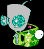 Shimmering Robot Gir GIF