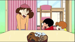 Shin Chan Misae Explaining The Kids GIF