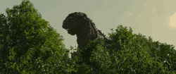 Shin Godzilla Moving Out Of Forrest GIF