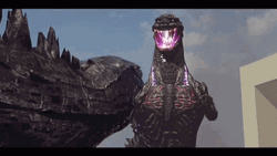 Shin Godzilla Spitting Fire GIF