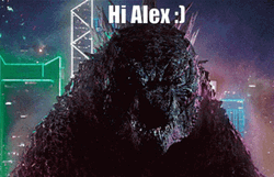 Shin Godzilla Wicked Facial Expression GIF