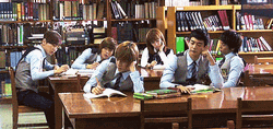 Shinee Studying In The Library GIF