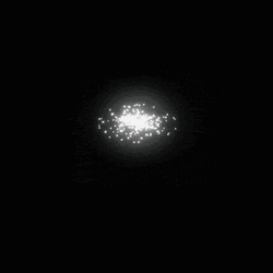Shining Particles Forming Vortex GIF