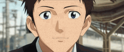 Shinji Giving Message GIF