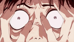 Shinji Hands On Shocked Face GIF