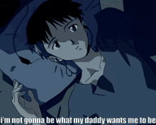 Shinji Ikari Evangelion I'm Not Gonna Be What My Daddy Wants Me To Be