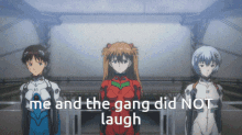 Shinji Ikari Evangelion Me And The Gang Did Not Laugh