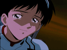 Shinji Ikari Evangelion Tears Of Joy Smiling