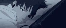 Shinji Ikari Sad Listening To Music Bed Evangelion