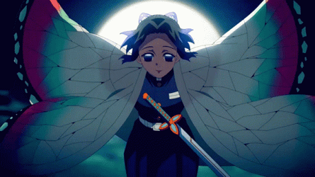 Shinobu Anime Happy Faces GIF