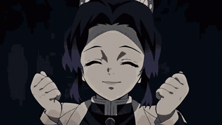 Shinobu Kocho Happy Giggling GIF