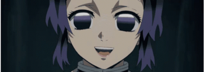 Shinobu Kocho Katana In Front Of Face GIF