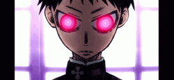 Shinra Angular Crimson Eyes GIF