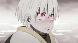 Shinra Kusakabe Fiery Eyes Winter Background GIF
