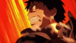 Shinra Kusakabe Intense Fiery Appearance GIF