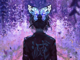 Shinubo Brilliant Butterfly Anime GIF