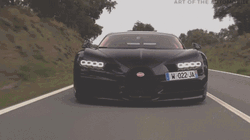 Shiny Black Bugatti Chiron