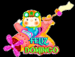 Shiny Cartoon On Plane Feliz Domingo GIF