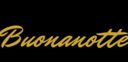 Shiny Gold Buonanotte Greeting GIF