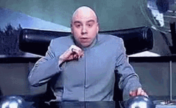 Shiny Head Dr Evil One Million Dollars GIF