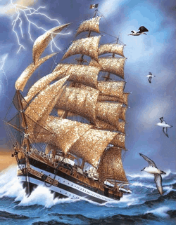 Ship Storm GIF