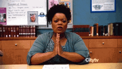 Shirley Bennett Praying Meme GIF