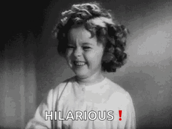 Shirley Temple Giggles Hilarious GIF