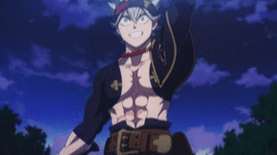 Shirtless Anime Character With Crown GIF