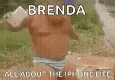 Shirtless Baby On Rock Brenda All About The IPhone Life GIF