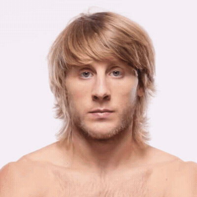 Shirtless Blonde Man With Beard Looking At Camera GIF
