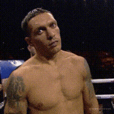 Shirtless Boxer In Boxing Ring GIF