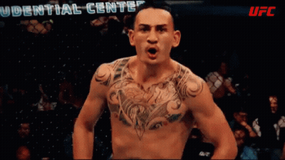 Shirtless Fighter With Tattoo GIF