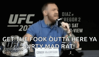Shirtless Fighter With Tattoo GIF