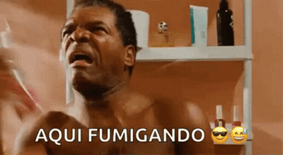 Shirtless Man Brushing Teeth In Sunglasses GIF