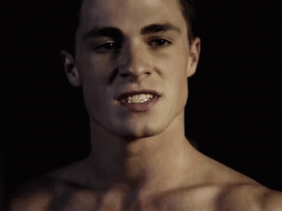 Shirtless Man Close Up GIF