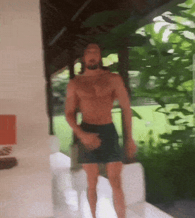 Shirtless Man Dancing GIF