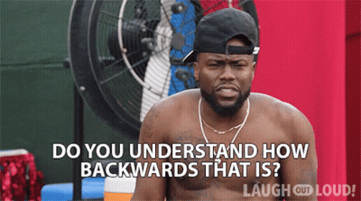 Shirtless Man Do You Understand How Backwards That Is GIF