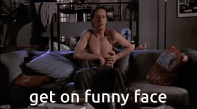 Shirtless Man Get On Funny Face GIF