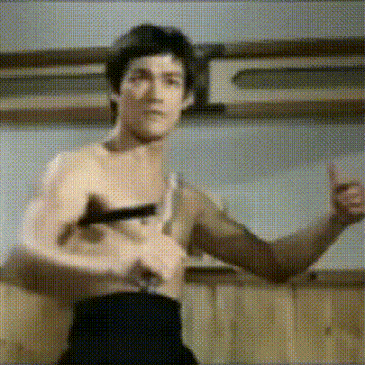 Shirtless Man Giving Thumbs Up GIF