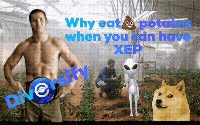 Shirtless Man Greenhouse Why Eat Potatoes When You Can Have XP
