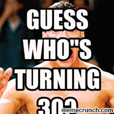 Shirtless Man Guess Who's Turning 30 GIF