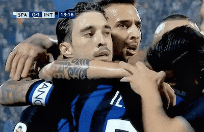 Shirtless Man Holding Yellow Card On Soccer Field GIF